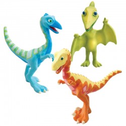 Set figurine Dinosaur Train-Mr. Pteranodon, Derek & Ollie